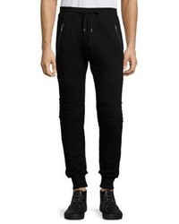 The Kooples Quilted Panel Sweatpants