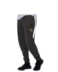 STARTE R Blackwhite Jacksonville Jaguars Goal Post Fleece Pants