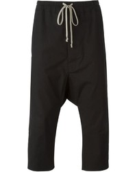 Rick Owens Drop Crotch Cropped Trousers