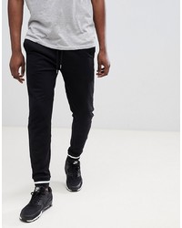 ASOS DESIGN Skinny Joggers In Black With Contrast Tipping