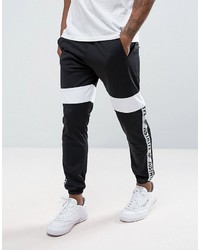 Hype Skinny Joggers In Black With Taping