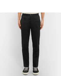 Lanvin Slim Fit Tapered Cotton Jersey Trousers