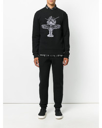 Lanvin Spider Patch Cuffed Joggers