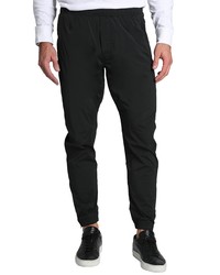 Jachs Stretch Nylon Joggers In Black At Nordstrom