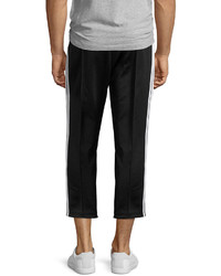 adidas Superstar Relaxed Fit Cropped Track Pants Black