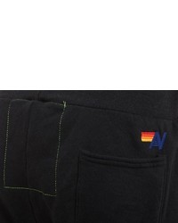 Aviator Nation Sweatpants With Quilted Panels Black