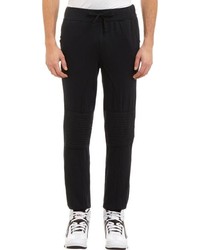 Aviator Nation Sweatpants With Quilted Panels Black