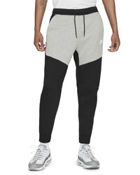 Nike Tech Fleece Jogger Sweatpants In Blackdark Greywhite At Nordstrom