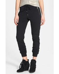 TWO by Vince Camuto French Terry Drawstring Sweatpants Rich Black Size X Large X Large
