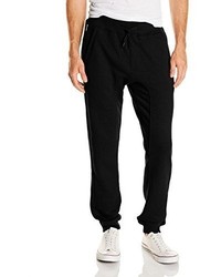 Wt02 Jogger Pants In Fleece Fabric With Side Rib Panel Details
