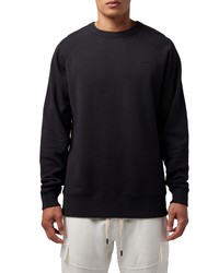 Good Man Brand Athletic Fit Crewneck Sweatshirt In Black At Nordstrom