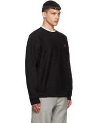 CARHARTT WORK IN PROGRESS Black American Script Sweatshirt