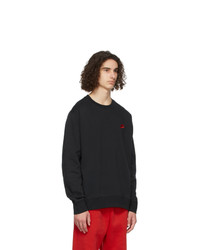 Nike Black And Red Sportswear Club Sweatshirt