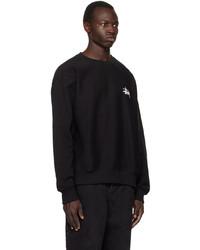 Stussy Black Basic Sweatshirt