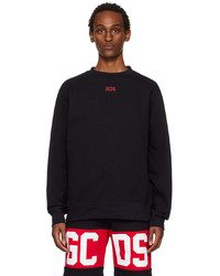 Gcds Black Basic Sweatshirt