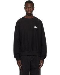 Stussy Black Basic Sweatshirt