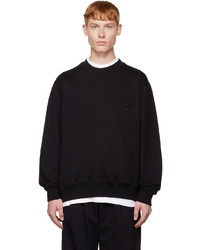 Wooyoungmi Black Bonded Sweatshirt