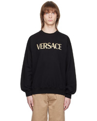 Versace Black Bonded Sweatshirt