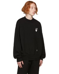 Off-White Black Caravaggio Arrows Skate Sweatshirt