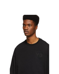 Y-3 Black Classic Chest Logo Sweatshirt