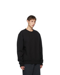 Acne Studios Black Classic Fit Sweatshirt