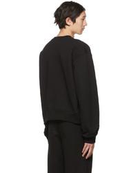 Recto Black Cotton Sweater