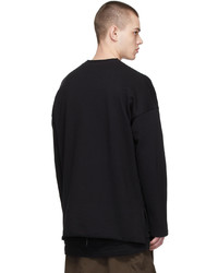 The Viridi-anne Black Cotton Sweatshirt