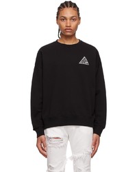 Just Cavalli Black Cotton Sweatshirt