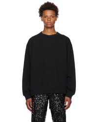 Dries Van Noten Black Cotton Sweatshirt