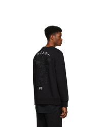 Y-3 Black Craft Graphic Sweatshirt