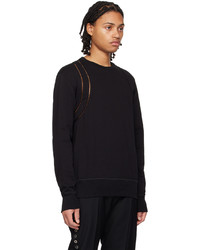 Alexander McQueen Black Crewneck Sweatshirt