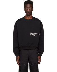 Spencer Badu Black Crewneck Sweatshirt