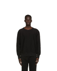 Les Tien Black Crop Sweatshirt