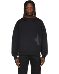Helmut Lang Black Cross Crewneck Sweater