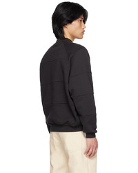 Sunnei Black Cuts Sweatshirt