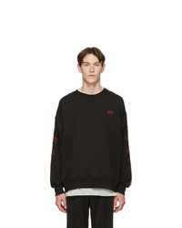 Amiri Black Dragon Outline Sweatshirt