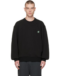 Solid Homme Black Embroidered Back Sweatshirt