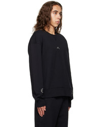 A-Cold-Wall* Black Embroidered Sweatshirt