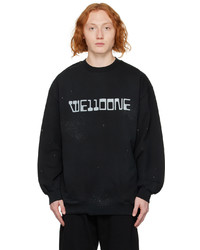 We11done Black Future Sweatshirt