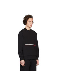 Moncler Black Girocollo Sweatshirt