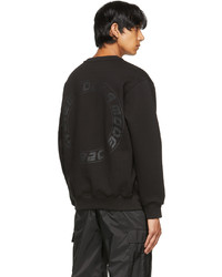 032c Black Heatwave Systme De La Mode Sweatshirt