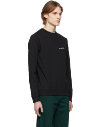 A.P.C. Black Item Sweatshirt