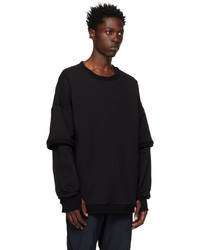 Templa Black Layered Sweater