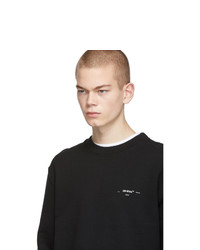 Off-White Black Logo Sweatshirt
