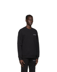 Saintwoods Black Logo Sweatshirt