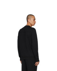 Ermenegildo Zegna Couture Black Logo Sweatshirt