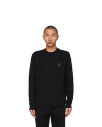 Ermenegildo Zegna Couture Black Logo Sweatshirt