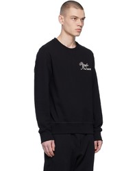 Alexander McQueen Black Mcqueen Skeleton Sweatshirt