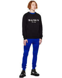 Balmain Black Metallic Sweatshirt