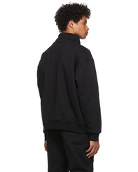 Frame Black Mock Neck Sweatshirt